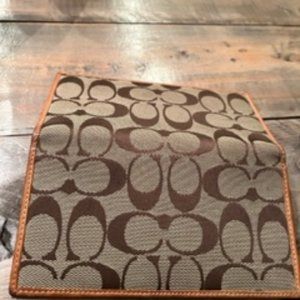 Authentic COACH checkbook holder